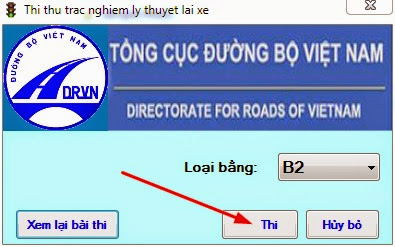 học luật lái xe ô tô