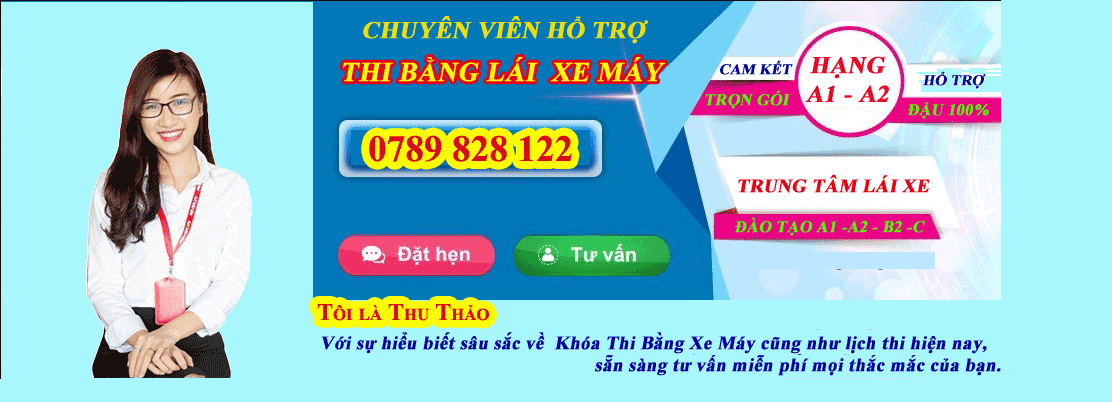 Thi bằng lái xe máy tphcm
