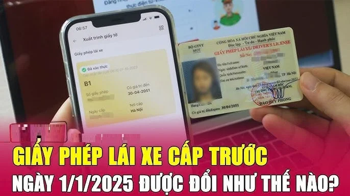 Cập nhật quy định: Giấy phép lái xe mẫu mới áp dụng từ 15/1/2025